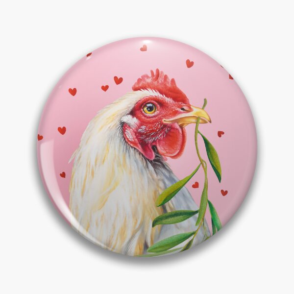 Item preview, Peace and hearts hen by Maria Tiqwah designed and sold by Maria Tiqwah.