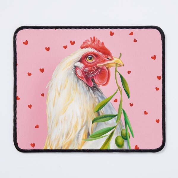 Item preview, Peace and hearts hen by Maria Tiqwah designed and sold by Maria Tiqwah.