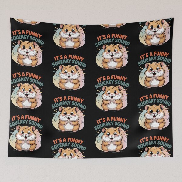Item preview, It’s a Funny Squeaky Sound – Cute Hamster designed and sold by DreamVibeShirt.