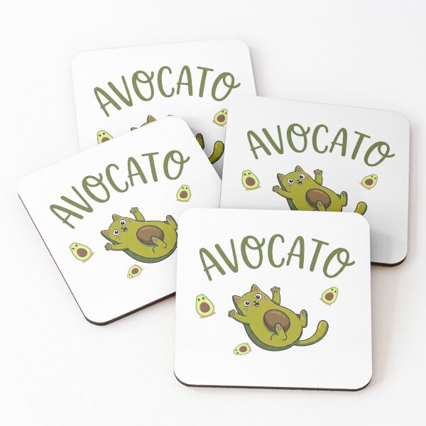 Item preview, Avocato - Cute Avocado Cat Pun designed and sold by TeezOfMadness.