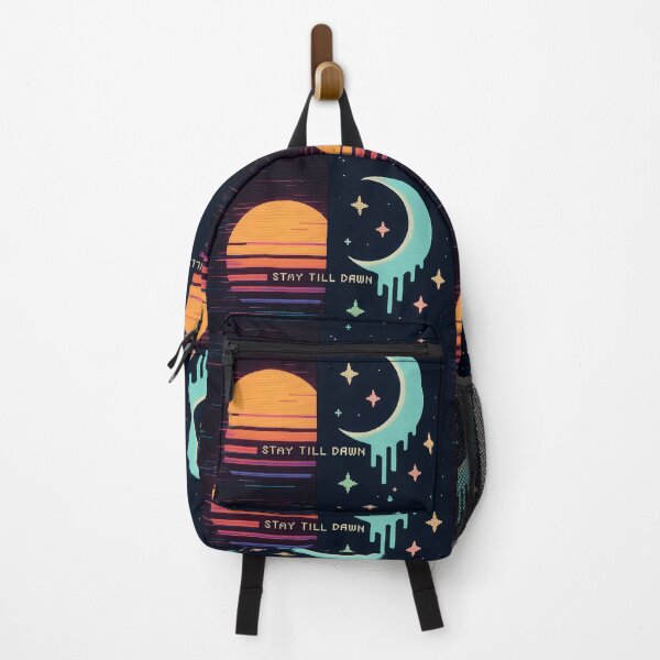 Item preview, "Stay Till Dawn: Retro Glitch Art T-Shirt - Redbubble Exclusive" designed and sold by GiftLore Studio.