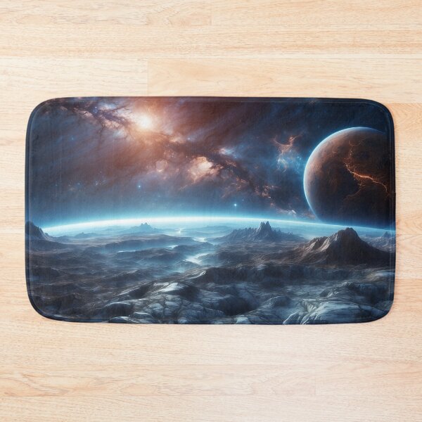 Item preview, Cosmic Horizon Above Silent Alien Valleys Jigsaw designed and sold by ArtComixHaven.