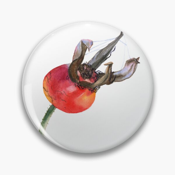 Item preview, Red Rose Hip in Watercolour  designed and sold by lippostcard.