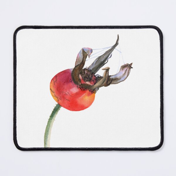 Item preview, Red Rose Hip in Watercolour designed and sold by lippostcard.