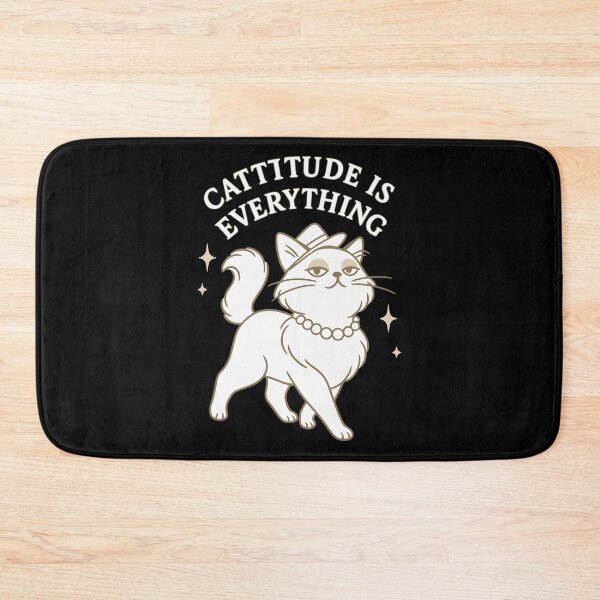 Item preview, Cattitude Is My Superpower Hero Cat – Confident Feline Mom Shirt designed and sold by WhiskerlyGfx.