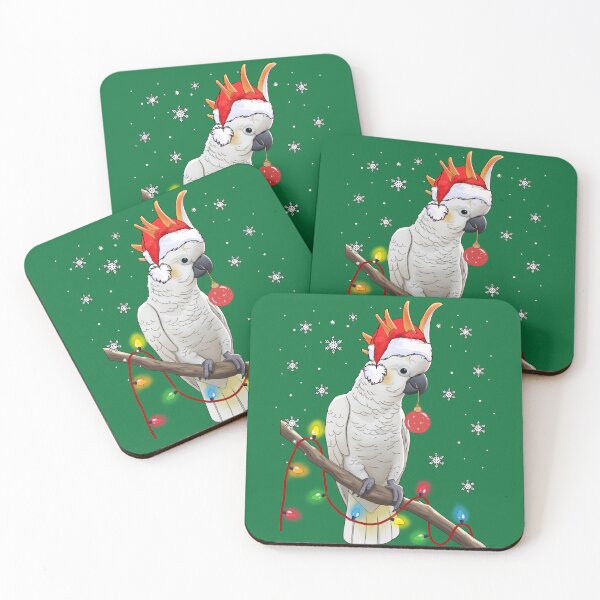 Item preview, Christmas cockatoo Xmas Cockatoo,Australian Christmas bird Cockatoo Gift Men  women kids designed and sold by Taylor  ART.
