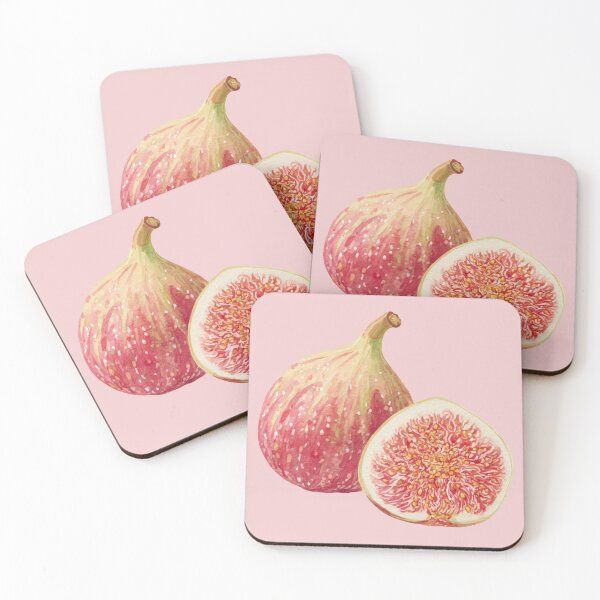 Item preview, One Whole and One Half Ripe Pink Fig designed and sold by Violet Peonies.