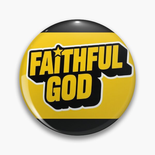 Item preview, FAITHFUL GOD Bold 3D Typography Christian Tee designed and sold by FitnWear.