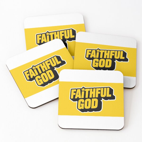 Item preview, FAITHFUL GOD Bold 3D Typography Christian Tee designed and sold by FitnWear.