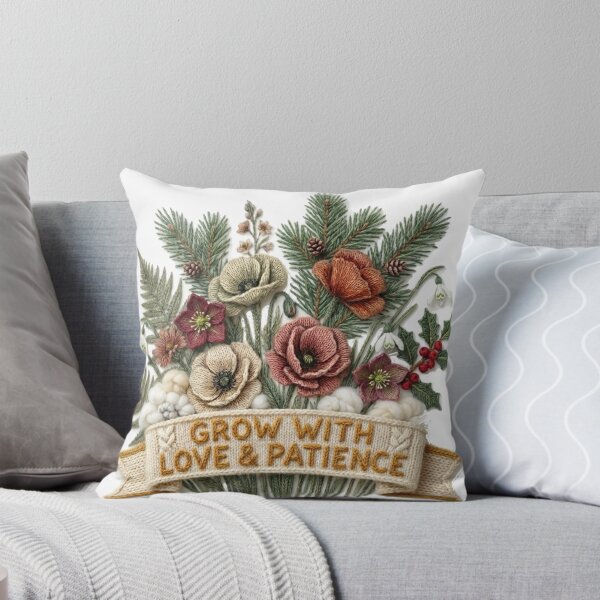 Item preview, Knitted Winter Floral Bouquet - Grow With Love & Patience designed and sold by lamp148.