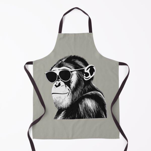 Item preview, Cool, vintage-style chimpanzee in sunglasses designed and sold by WAMTEES.