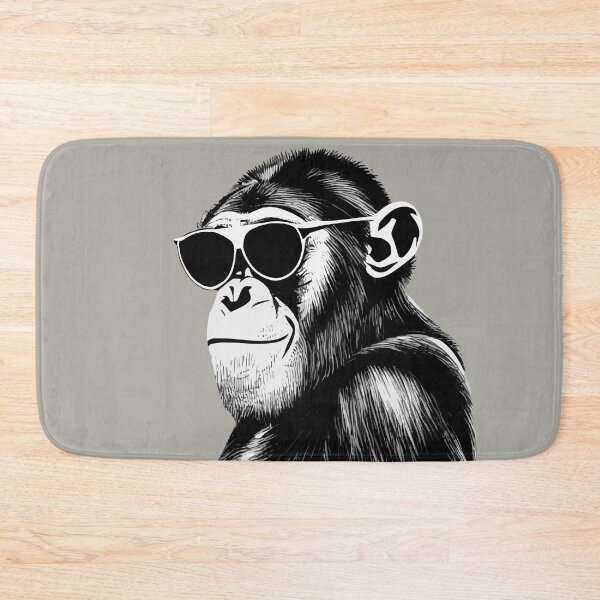 Item preview, Cool, vintage-style chimpanzee in sunglasses  designed and sold by WAMTEES.