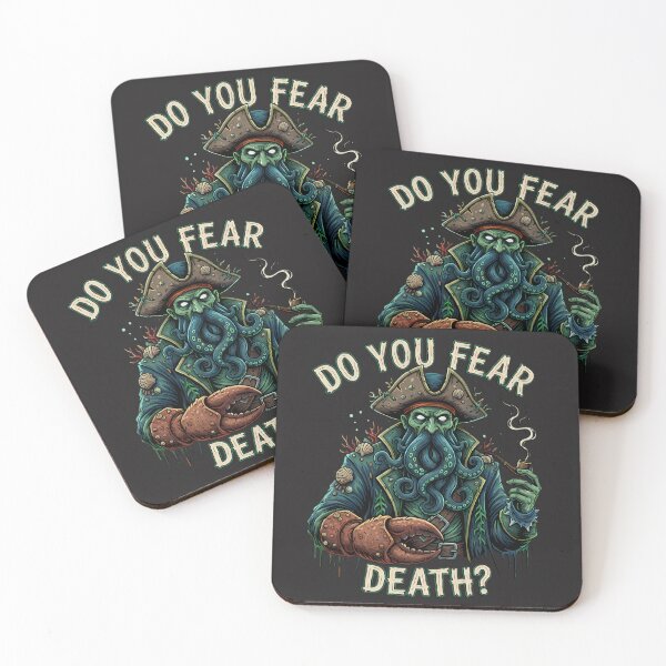 Item preview, Do You Fear Death Pirate Octopus Kraken Vintage Nautical Humor designed and sold by ruidaniel.