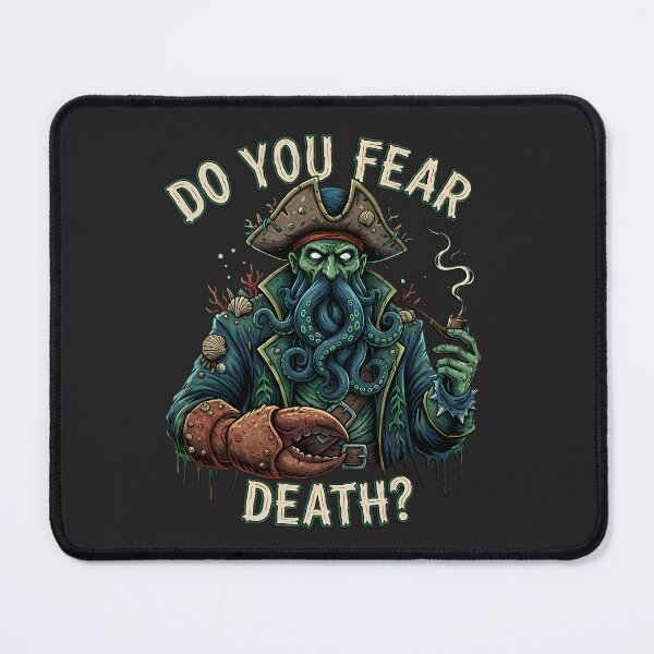 Item preview, Do You Fear Death Pirate Octopus Kraken Vintage Nautical Humor designed and sold by ruidaniel.