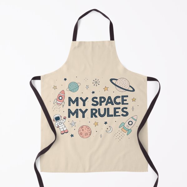 Item preview, My Space My Rules – Cute Space Art, Astronaut & Rocket Illustration, Cosmic Aesthetic Design designed and sold by VivoStudio.