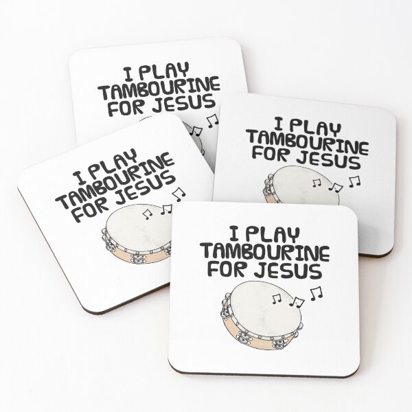 Item preview, I Play Tambourine For Jesus, Christian Church Musician designed and sold by doodlerob.