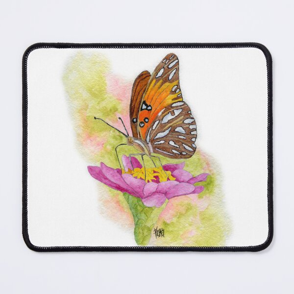 Item preview, Passion Butterfly Feeding On Pink Zinnia designed and sold by Jesus Vichareli.
