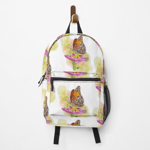 Item preview, Passion Butterfly Feeding On Pink Zinnia designed and sold by Jesus Vichareli.
