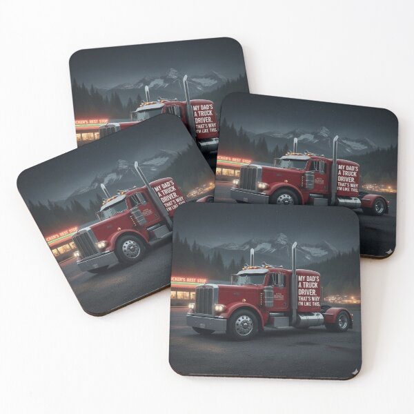 Item preview, My Dads a truck driver thats why I am like this designed and sold by BlingandGifts.
