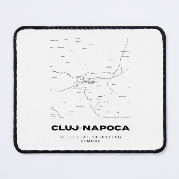 Item preview, Cluj-Napoca Romania Minimalist City Map Art designed and sold by RM-Journey.