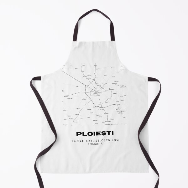 Item preview, Ploiești Romania Minimal City Map Print designed and sold by RM-Journey.