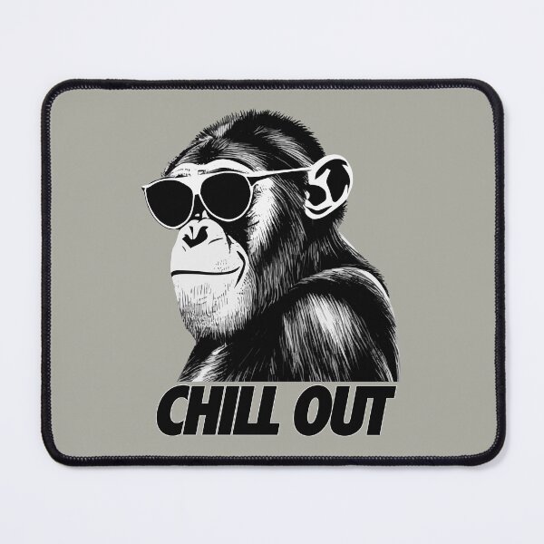 Item preview, Cool chimpanzee in sunglasses - Chill Out designed and sold by WAMTEES.