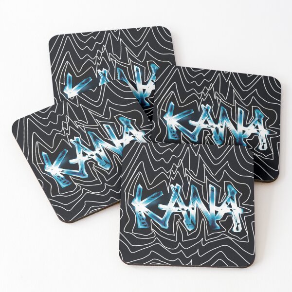 Item preview, Kana icicles cold waves digital graffiti designed and sold by kanakeen.