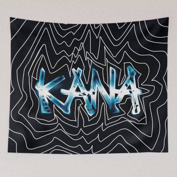 Item preview, Kana icicles cold waves digital graffiti designed and sold by kanakeen.
