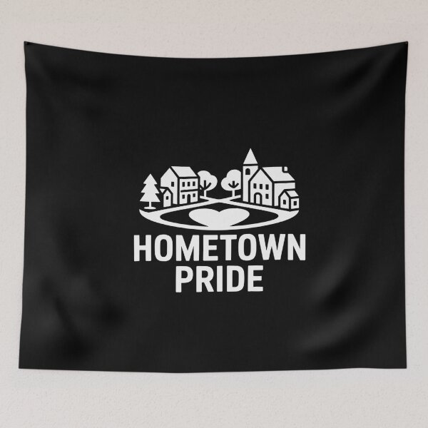 Item preview, Small Town Heart: Hometown Pride & Community Tees designed and sold by Reichcorp.