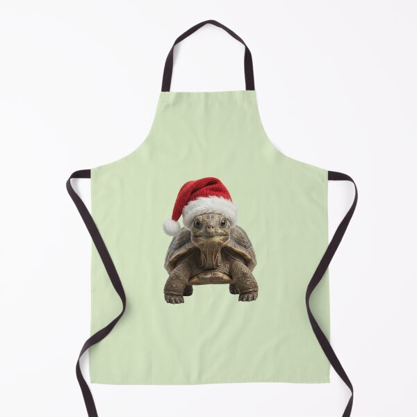 Item preview, Turtle wearing a Santa hat – Slow Christmas designed and sold by DAGHO.