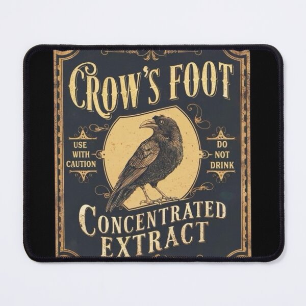 Item preview, Crows Foot Extract Vintage Label designed and sold by Adronia.
