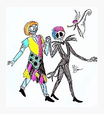 Joan and Tayln, Jack and Sally- Ink Photographic Print
