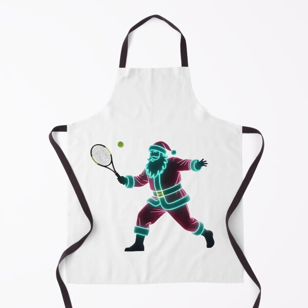 Item preview, Santa playing tennis designed and sold by Nomad-Maynard.