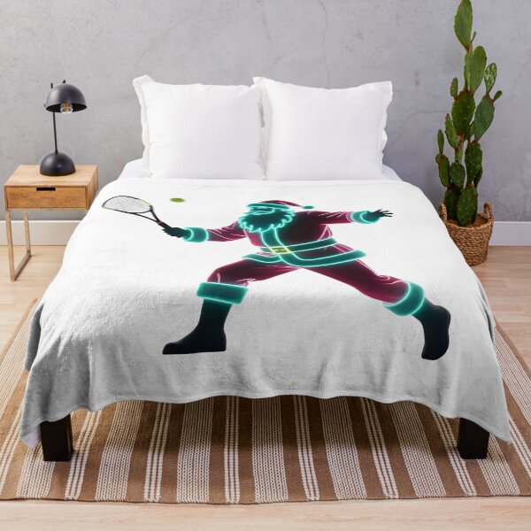 Item preview, Santa playing tennis  designed and sold by Nomad-Maynard.