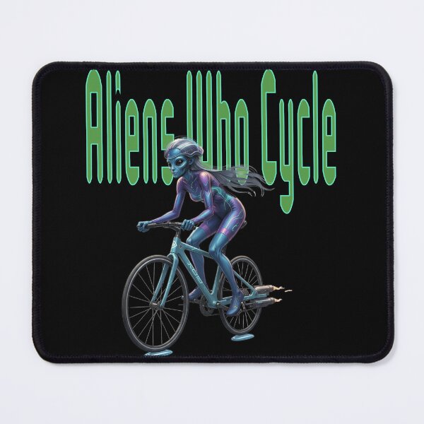 Item preview, Aliens Who Cycle designed and sold by Fragmented Murmurings.