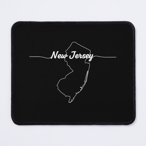 Item preview, New Jersey Map Decor – Contemporary Minimalist State Line Drawing designed and sold by Paper Drip.