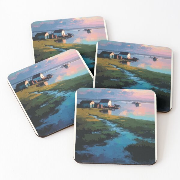 Item preview, Malpeque Prince Edward Island | North Shore Coastal Fields Poster designed and sold by TuncGK.