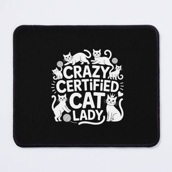 Item preview, Crazy Cat Lady T-Shirts | Whimsical Multi-Cat Designs designed and sold by Reichcorp.