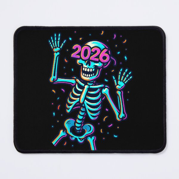Item preview, Funny Skeleton New Year 2026 – Party Glasses Skeleton, Humorous Celebration Design designed and sold by FUIRY .