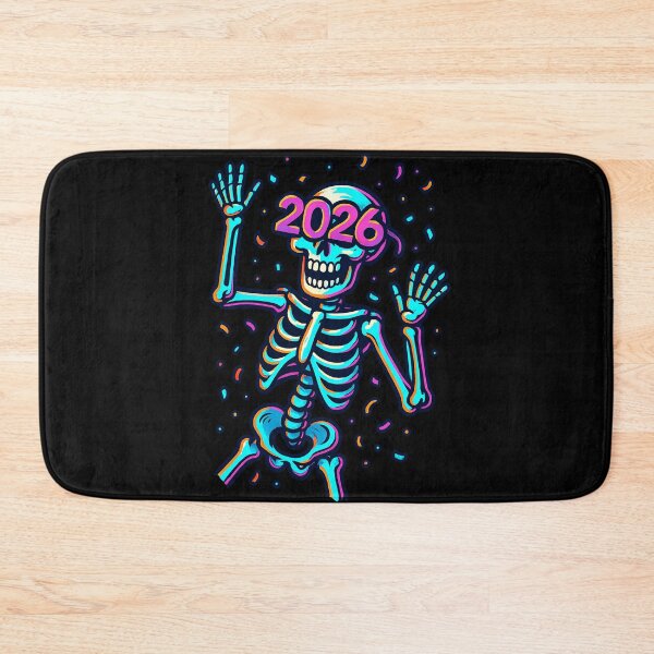 Item preview, Funny Skeleton New Year 2026 – Party Glasses Skeleton, Humorous Celebration Design designed and sold by FUIRY .