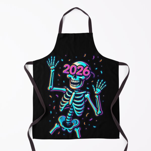 Item preview, Funny Skeleton New Year 2026 – Party Glasses Skeleton, Humorous Celebration Design designed and sold by FUIRY .