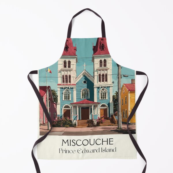 Item preview, Miscouche Prince Edward Island | Village Landmark Poster designed and sold by TuncGK.