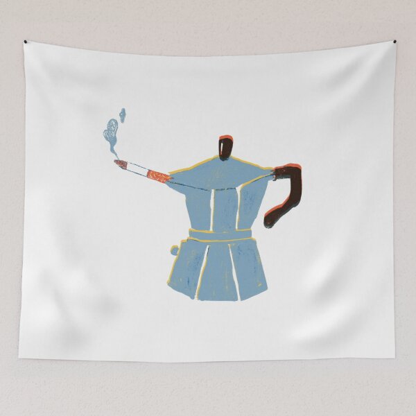 Item preview, Smoking Moka Pot Character designed and sold by pointense.