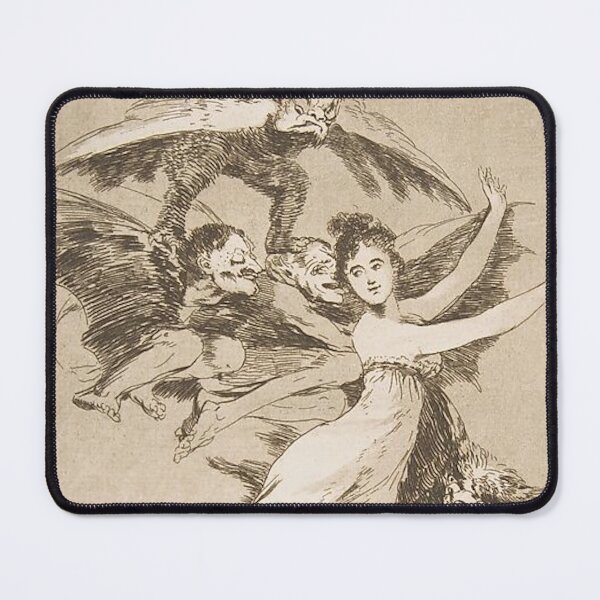 Item preview, "Los Caprichos" (Plate 72): You will not escape (No te escaparàs), by Goya designed and sold by AnimaliaStar.
