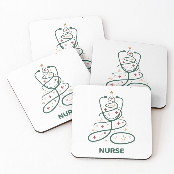 Item preview,  Nurse Christmas Stethoscope Tree – Cute Medical Holiday Design | RN & Healthcare Gift designed and sold by PrintedWithSoul.
