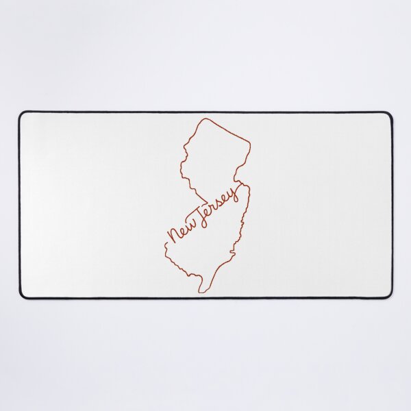 Item preview, New Jersey Map Decor – Contemporary Minimalist State Line Drawing designed and sold by Paper Drip.