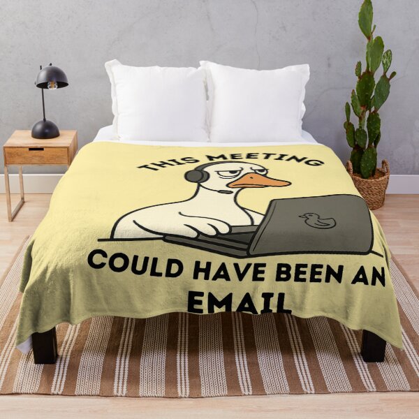 Item preview, This Meeting Could Have Been An Email – Angry Tired Goose Meme designed and sold by Artistusha.