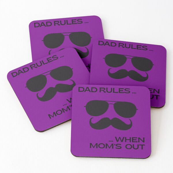 Item preview, Black on Purple Cool night-mode dad vibes — always in charge. designed and sold by Panoramax.