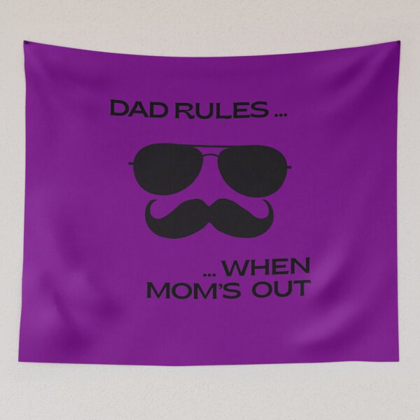 Item preview, Black on Purple Cool night-mode dad vibes — always in charge. designed and sold by Panoramax.