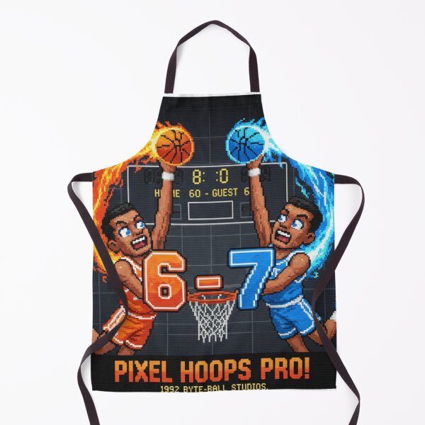 Item preview, Pixel art, retro gaming, basketball, six seven designed and sold by Klamat1984.